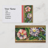 MORNEN GLORY WHITE PEARL PAPER VISITEKAARTJE (Voorkant / Achterkant)