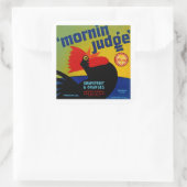 Mornin Rechter Vierkante Sticker (Tas)