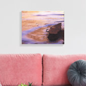 Morning Adrift Stretched Canvas Print (Insitu (Woonkamer))