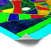 Morning at the Golf Course 11 x 8.5 poster (Hoek)