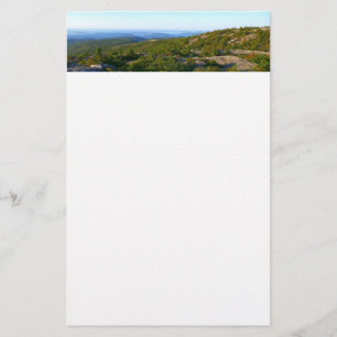 Morning atop Cadillac Mountain in Acadia Briefpapier