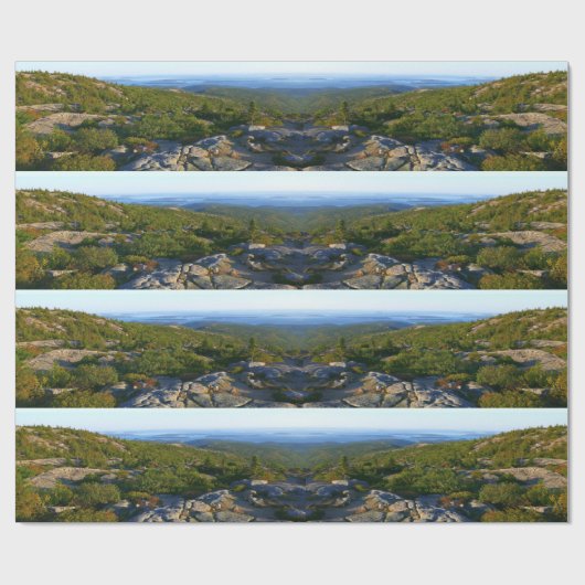 Morning atop Cadillac Mountain in Acadia Cadeaupapier (Vlak)