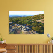 Morning atop Cadillac Mountain in Acadia Canvas Afdruk (Insitu (Woonkamer))