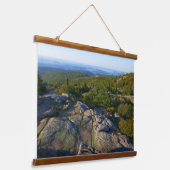 Morning atop Cadillac Mountain in Acadia Hangend Wandkleed (Gebogen)