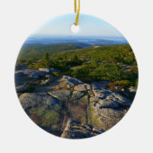 Morning atop Cadillac Mountain in Acadia Keramisch Ornament (Voorkant)