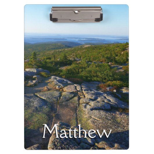 Morning atop Cadillac Mountain in Acadia Klembord (Voorkant)