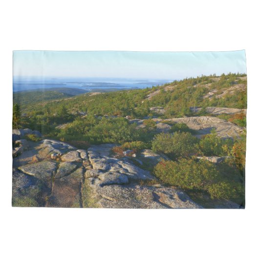 Morning atop Cadillac Mountain in Acadia Kussensloop (Achterkant)