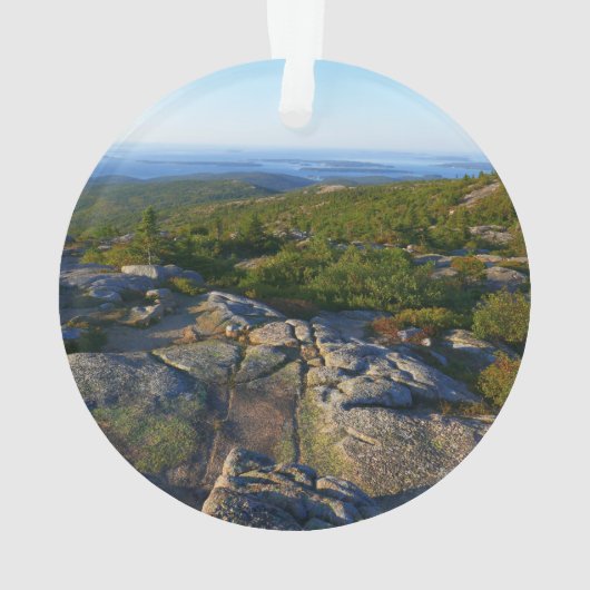Morning atop Cadillac Mountain in Acadia Ornament (achterkant)