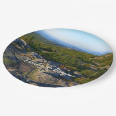 Morning atop Cadillac Mountain in Acadia Papieren Bordje (Gekanteld)