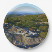 Morning atop Cadillac Mountain in Acadia Papieren Bordje (Voorkant)