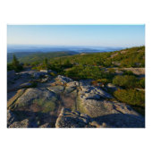 Morning atop Cadillac Mountain in Acadia Perfect Poster (Voorkant)