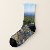 Morning atop Cadillac Mountain in Acadia Sokken (Links - buitenkant)