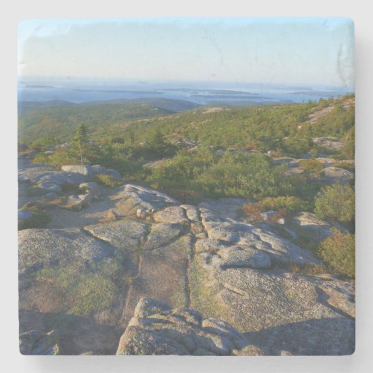 Morning atop Cadillac Mountain in Acadia Stenen Onderzetter (Voorkant)