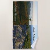 Morning atop Cadillac Mountain in Acadia Strandlaken (Voorkant)