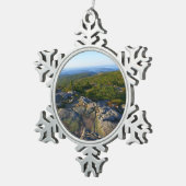 Morning atop Cadillac Mountain in Acadia Tin Sneeuwvlok Ornament (Rechts)