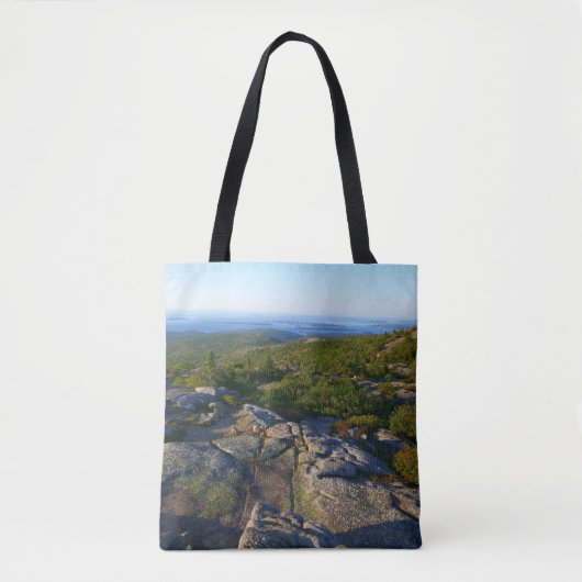 Morning atop Cadillac Mountain in Acadia Tote Bag (Voorkant)