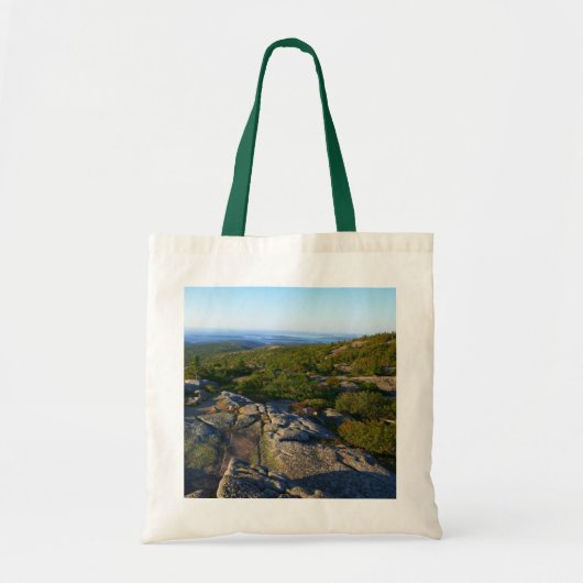 Morning atop Cadillac Mountain in Acadia Tote Bag (Voorkant)