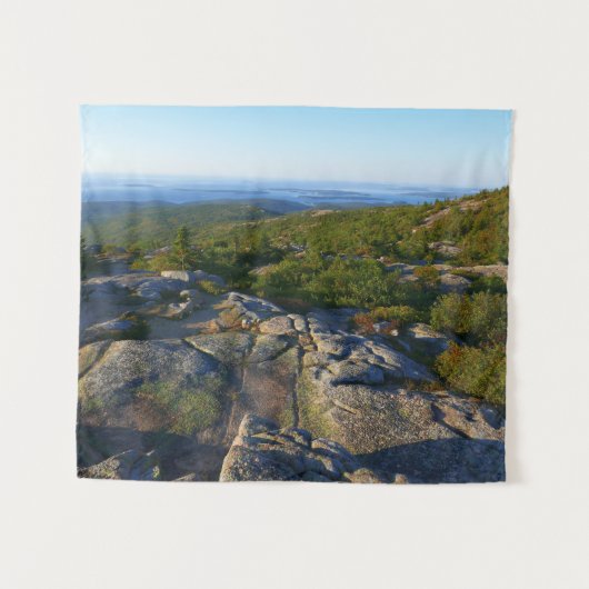 Morning atop Cadillac Mountain in Acadia Wandkleed (Voorkant (horizontaal))