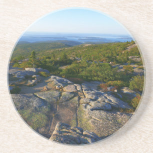 Morning atop Cadillac Mountain in Acadia Zandsteen Onderzetter
