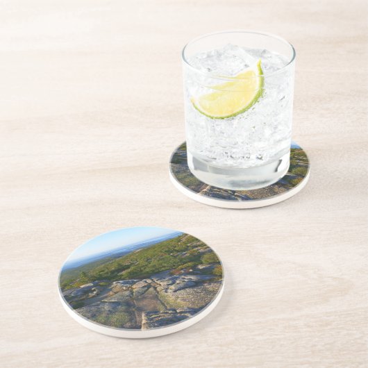 Morning atop Cadillac Mountain in Acadia Zandsteen Onderzetter (Zijkant)