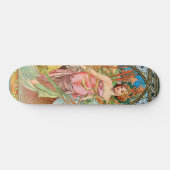 Morning Awakening door Alphonse Mucha Persoonlijk Skateboard (Horizontaal)
