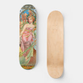 Morning Awakening door Alphonse Mucha Persoonlijk Skateboard (Voorkant)
