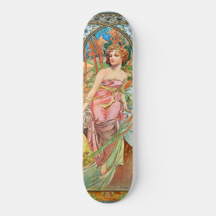 Morning Awakening door Alphonse Mucha Persoonlijk Skateboard