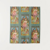 Morning Awakening door Alphonse Mucha Wandkleed (Voorkant)