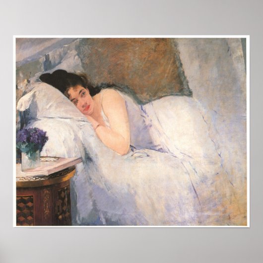 Morning Awakening Eva Gonzales Poster (Voorkant)