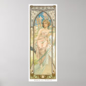 Morning Awakking Art Nouveau Poster Set 3/4 Mucha (Voorkant)
