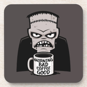 Morning Bad Coffee Goed gereanimeerd monster Bier Onderzetter