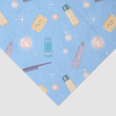 Morning Bathroom Ritual Collage Tissuepapier (Detail)