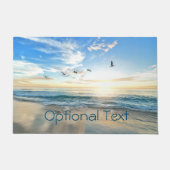 Morning Beach Seagulls Deurmat (Voorkant)