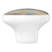 Morning Beach Seagulls Keramische Knop (Zijkant)