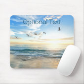 Morning Beach Seagulls Muismat (Met muis)