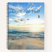 Morning Beach Seagulls Notitieboek (Voorkant)
