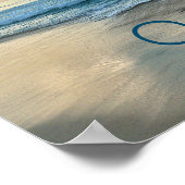 Morning Beach Seagulls Poster (Hoek)