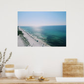 Morning Beach Uitzicht Poster (Keuken)