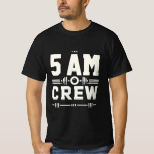 Morning Beast Mode - 5 AM Crew Fitness Kleding T-shirt