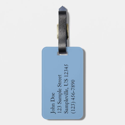 Morning bij het McDonald-meer in het Glacier Natio Bagagelabel (Achterkant verticaal)