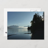 Morning bij het McDonald-meer in het Glacier Natio Briefkaart (Voorkant / Achterkant)