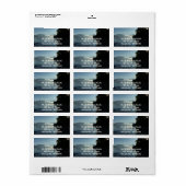 Morning bij het McDonald-meer in het Glacier Natio Etiket (Full Sheet)