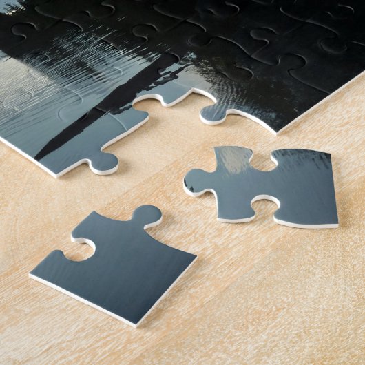 Morning bij het McDonald-meer in het Glacier Natio Legpuzzel (Zijkant)