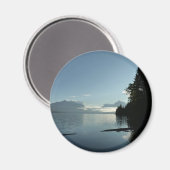 Morning bij het McDonald-meer in het Glacier Natio Magneet (Voorkant / Achterkant)