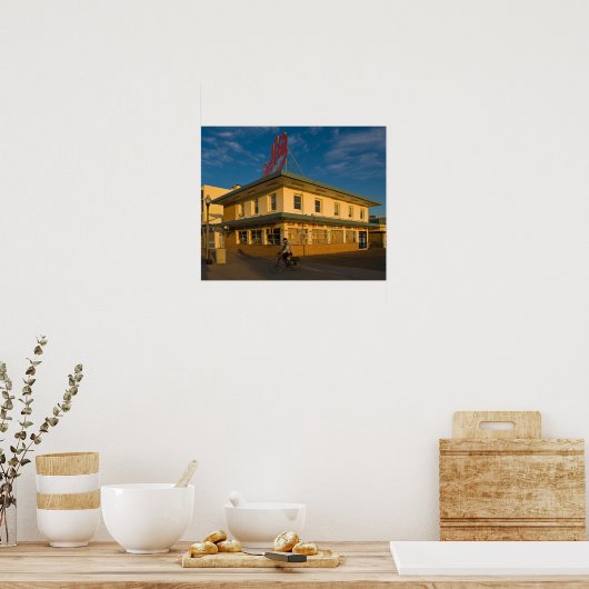 Morning Biker Poster (Keuken)