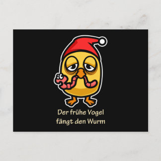 Morning Bird Luck Briefkaart
