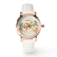 Morning Bird Roos Gold  White Strap