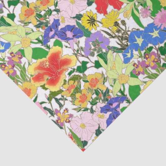 Morning Blooms Tissuepapier (Detail)