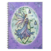 Morning Blue Flower Fairy Notitieboek (Voorkant)