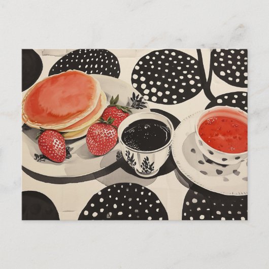 Morning Breakfast Briefkaart (Voorkant)